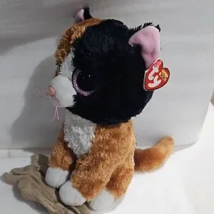 Ty Toys Ty Tauri Calico Cat Kitty Beanie Boo Babies Stuffed
